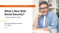 Savvy Social Security Planning for Women